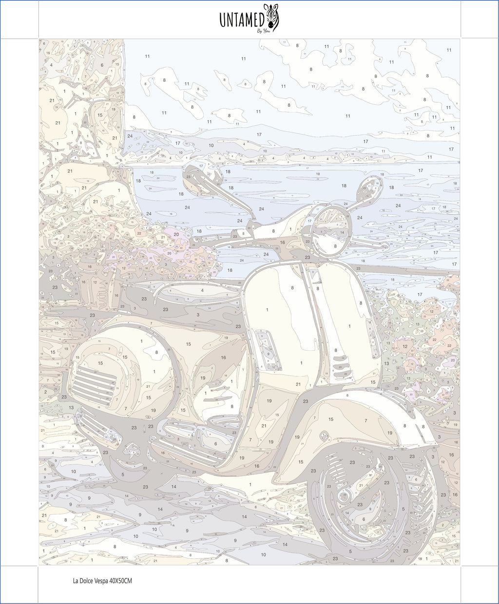 Paint By Numbers - La Dolce Vespa