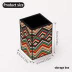 Diamond Pen Holder – Warm Chevron