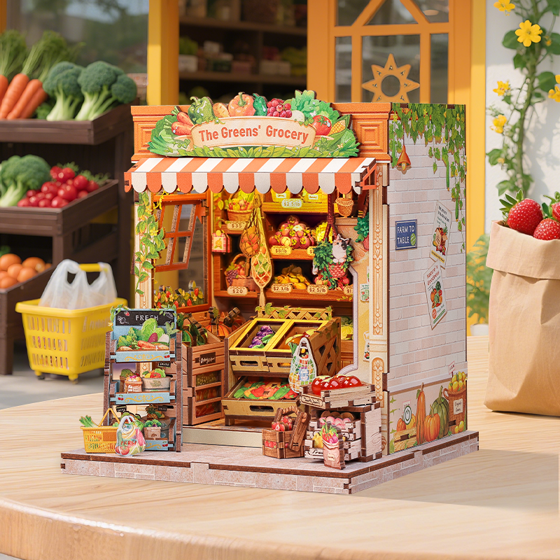 Wood Art - The greens grocery