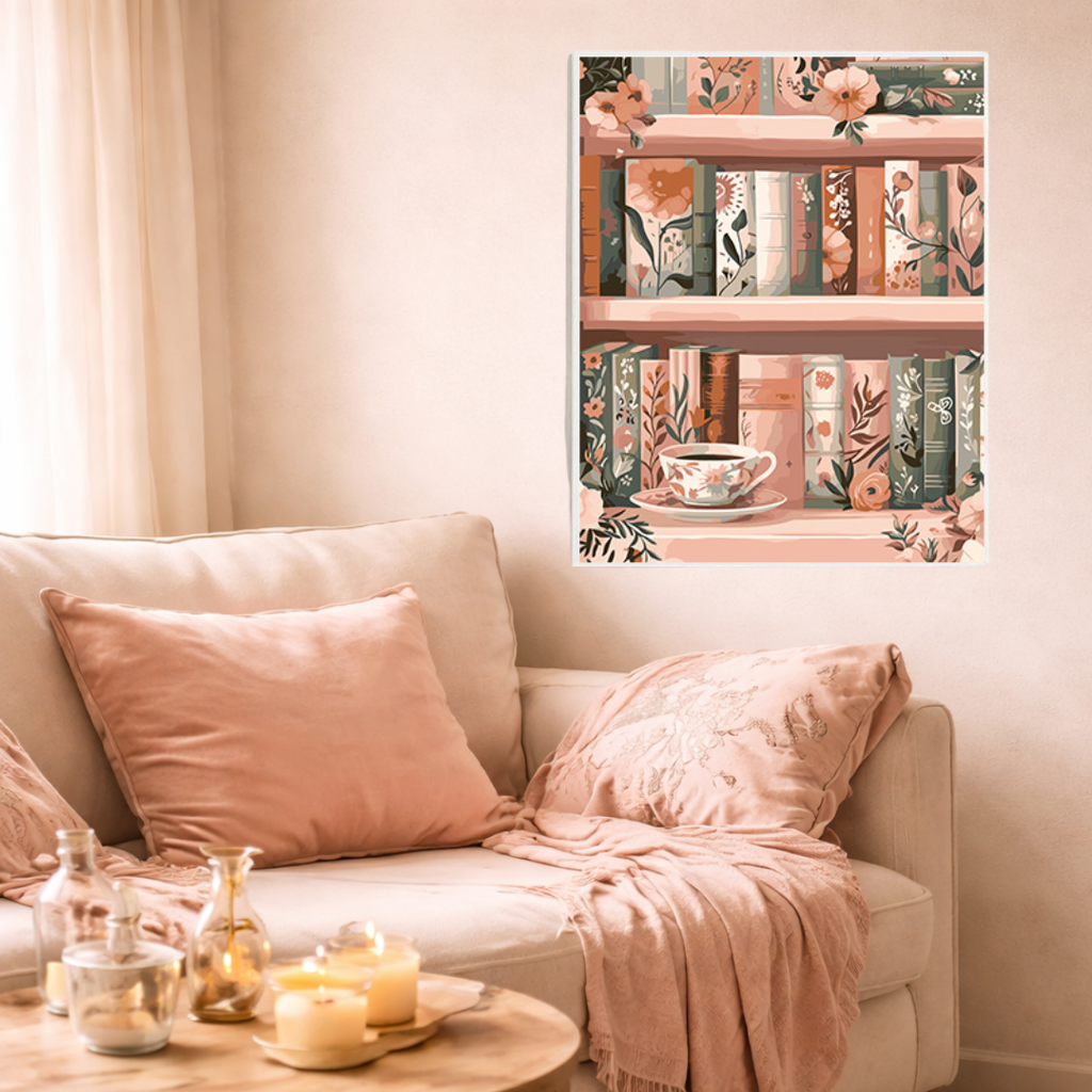 Paint By Numbers – A Quiet Pink Corner