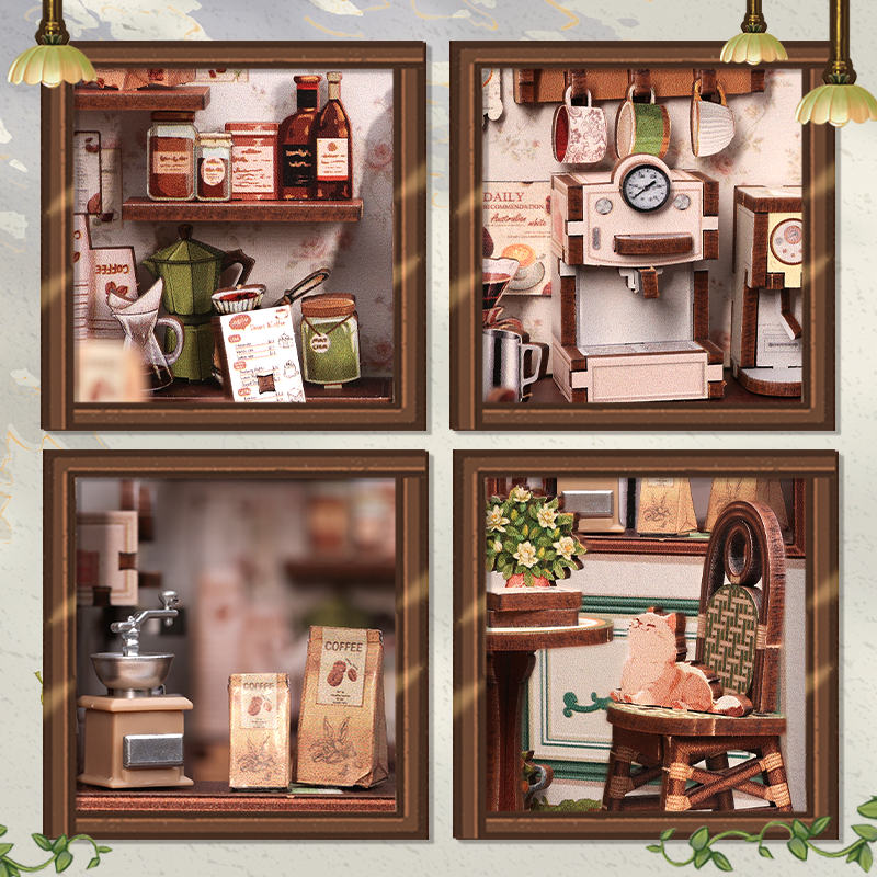 Wood Art - Sunny Cafe