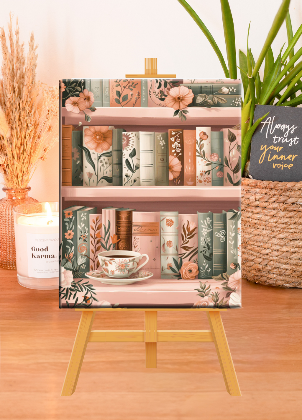 Paint By Numbers – A Quiet Pink Corner