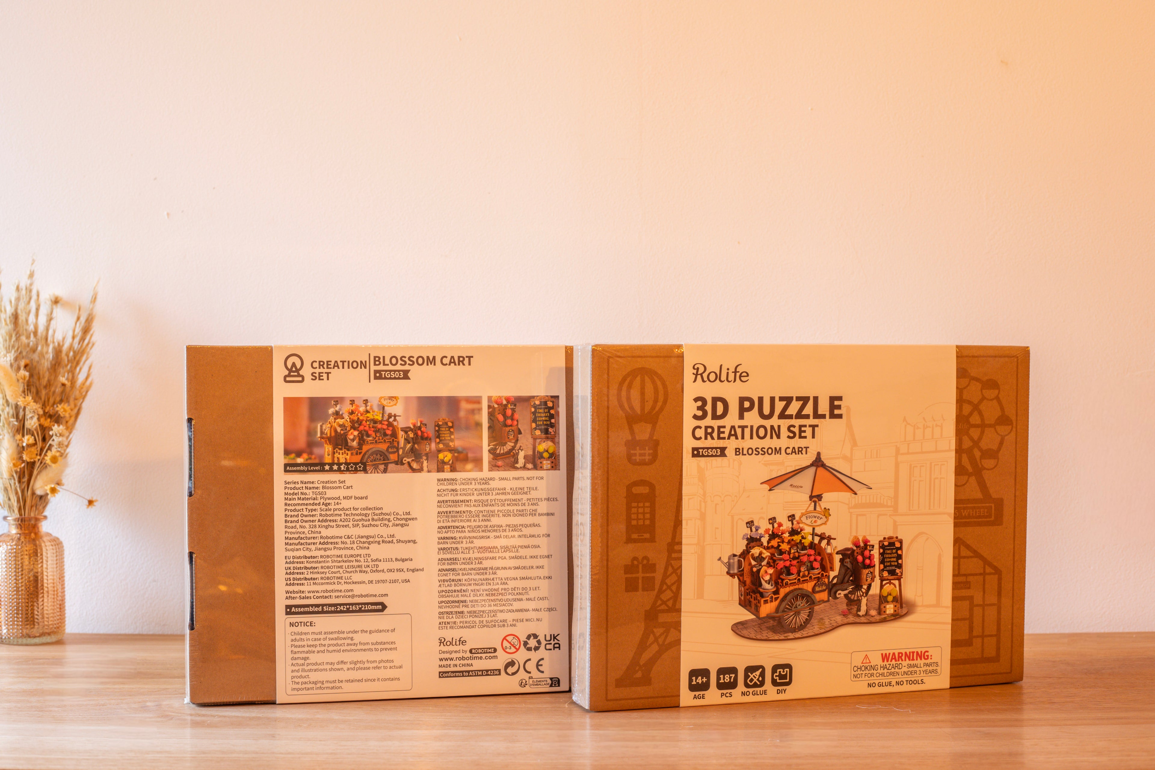 Wood Art - Blossom Cart