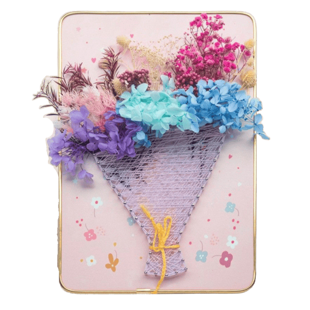 Purple Bouquet - String Art Set