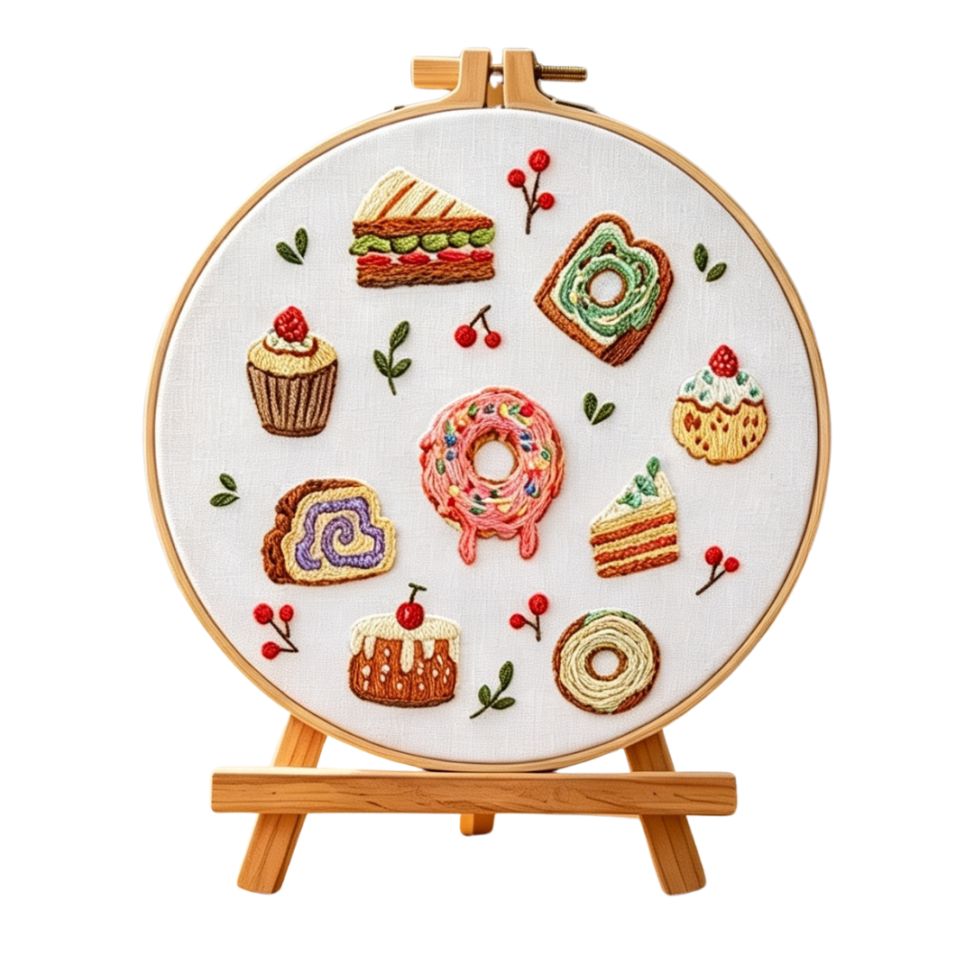 Sweet Treats – Borduurset met taartjes en desserts