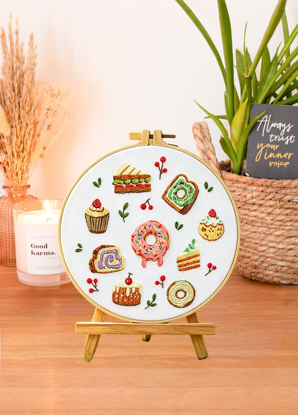 Sweet Treats – Borduurset met taartjes en desserts