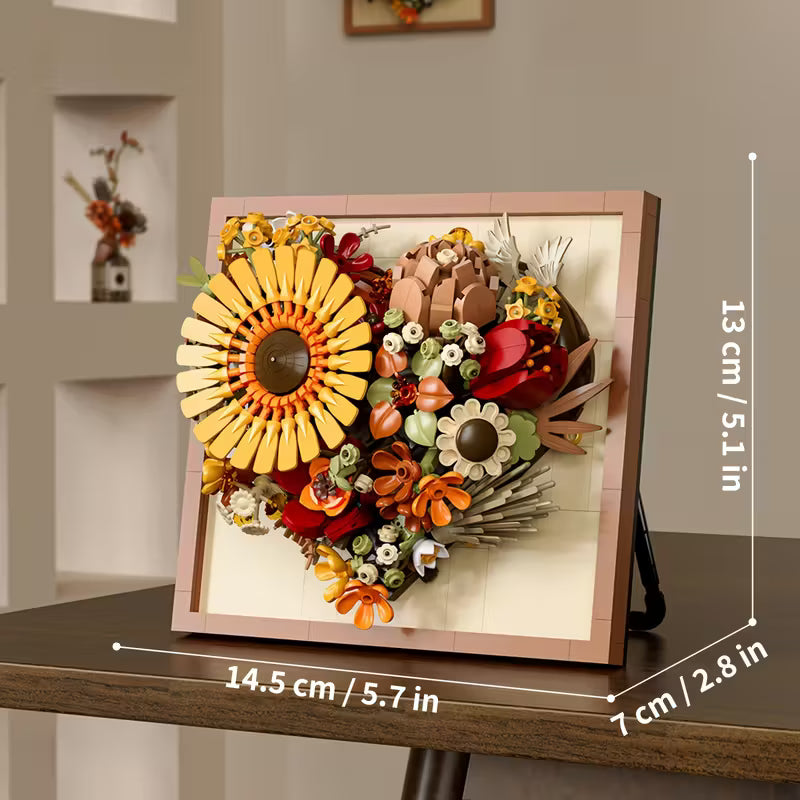 Flower Blocks - Heart in Bloom