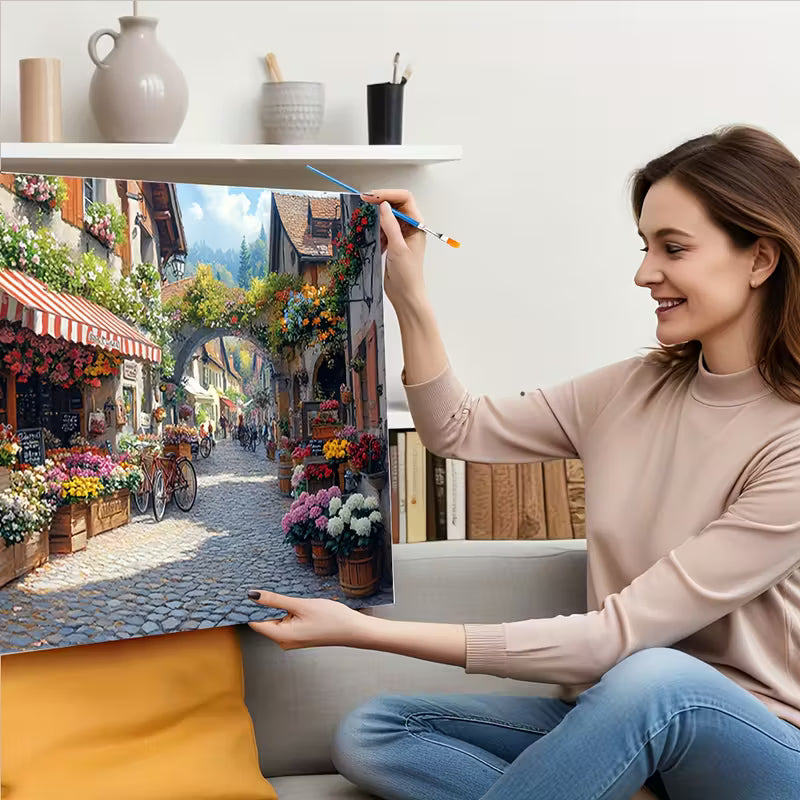 Paint By Number - Blooming Village