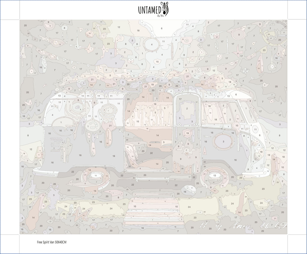 Paint By Numbers - Free Spirit Van