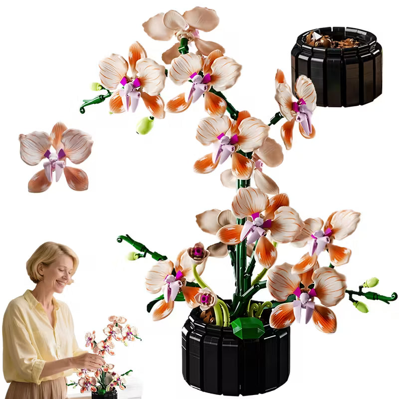 Flower Blocks - Pure Orchid