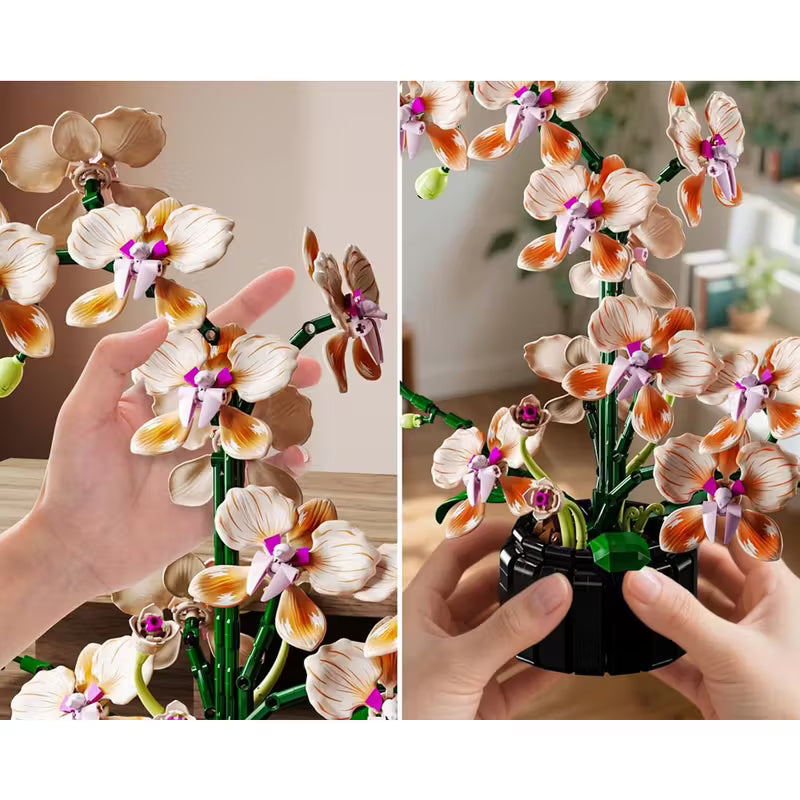 Flower Blocks - Pure Orchid