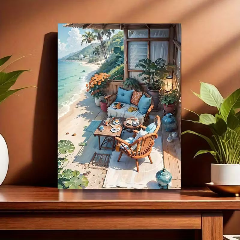 Paint By Number - Breakfast by the Sea