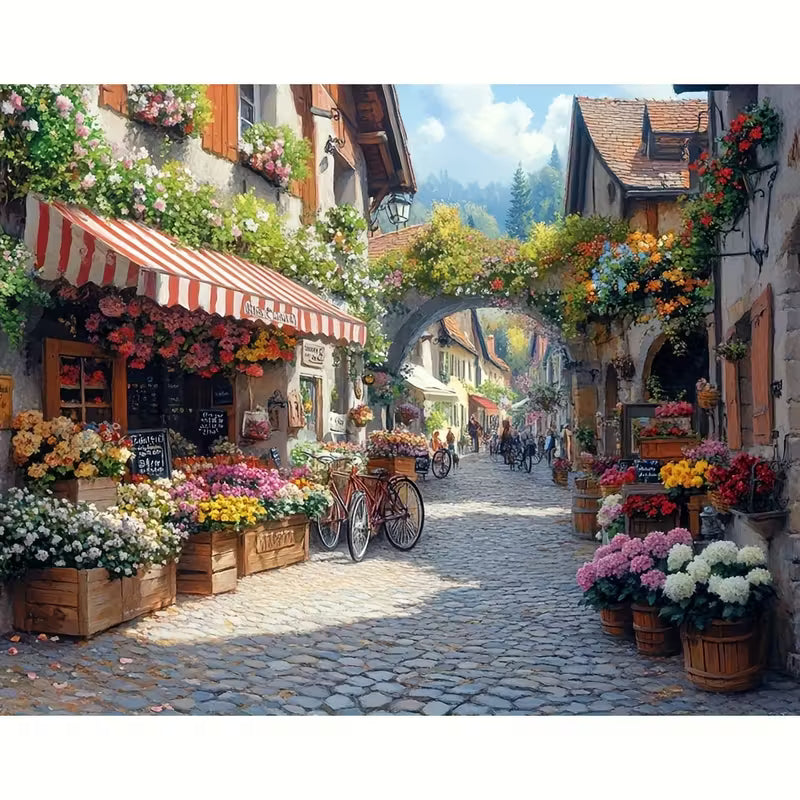 Paint By Number - Blooming Village