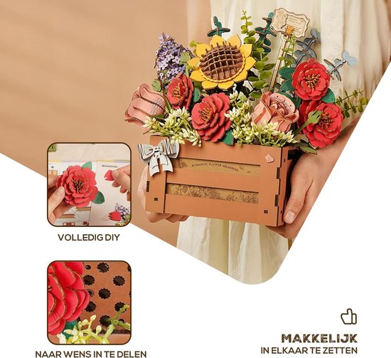 Wood art - Wooden Bloom Box