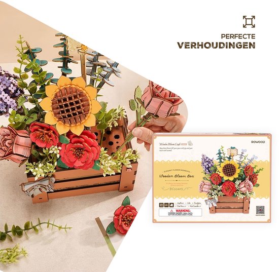 Wood art - Wooden Bloom Box