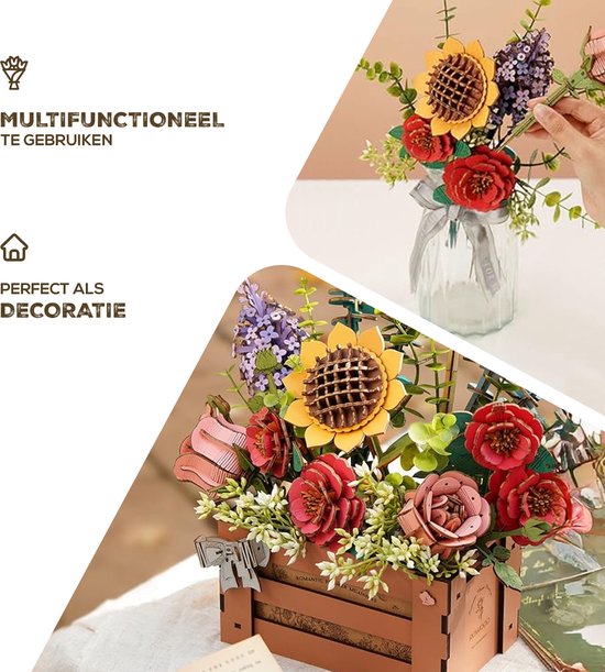 Wood art - Wooden Bloom Box