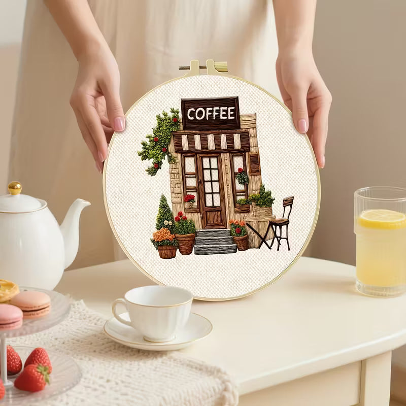 Borduurmoment - The Vintage Coffee Shop