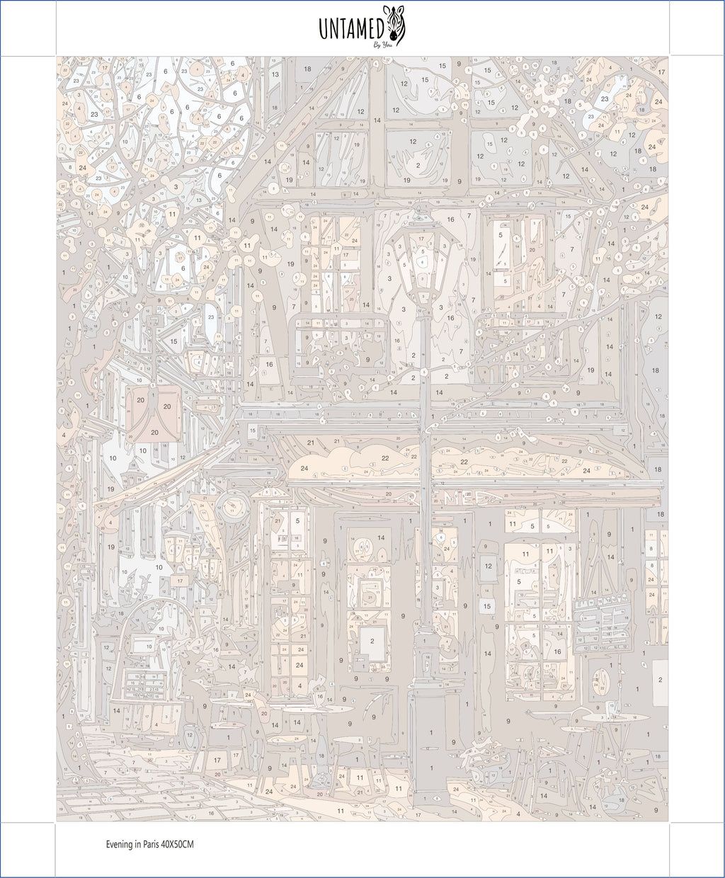 Paint By Number - Evening in Paris