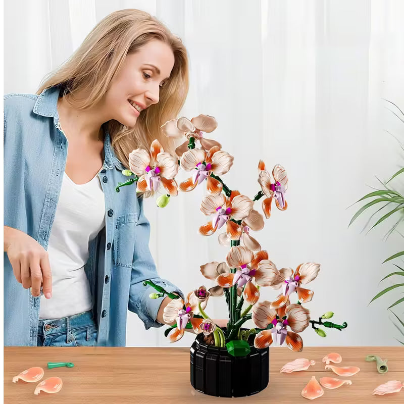 Flower Blocks - Pure Orchid