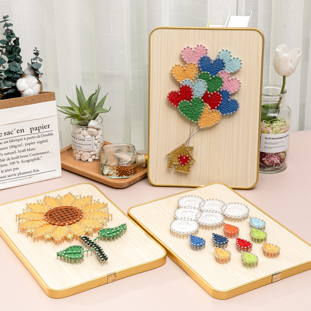 Cloud Drops – String Art Set met kleurenregen