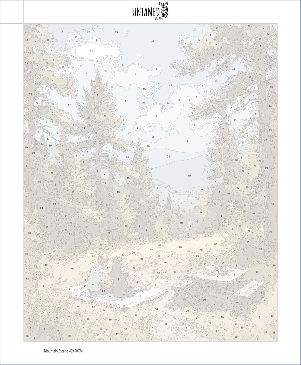 Paint By Numbers - Mountain Escape