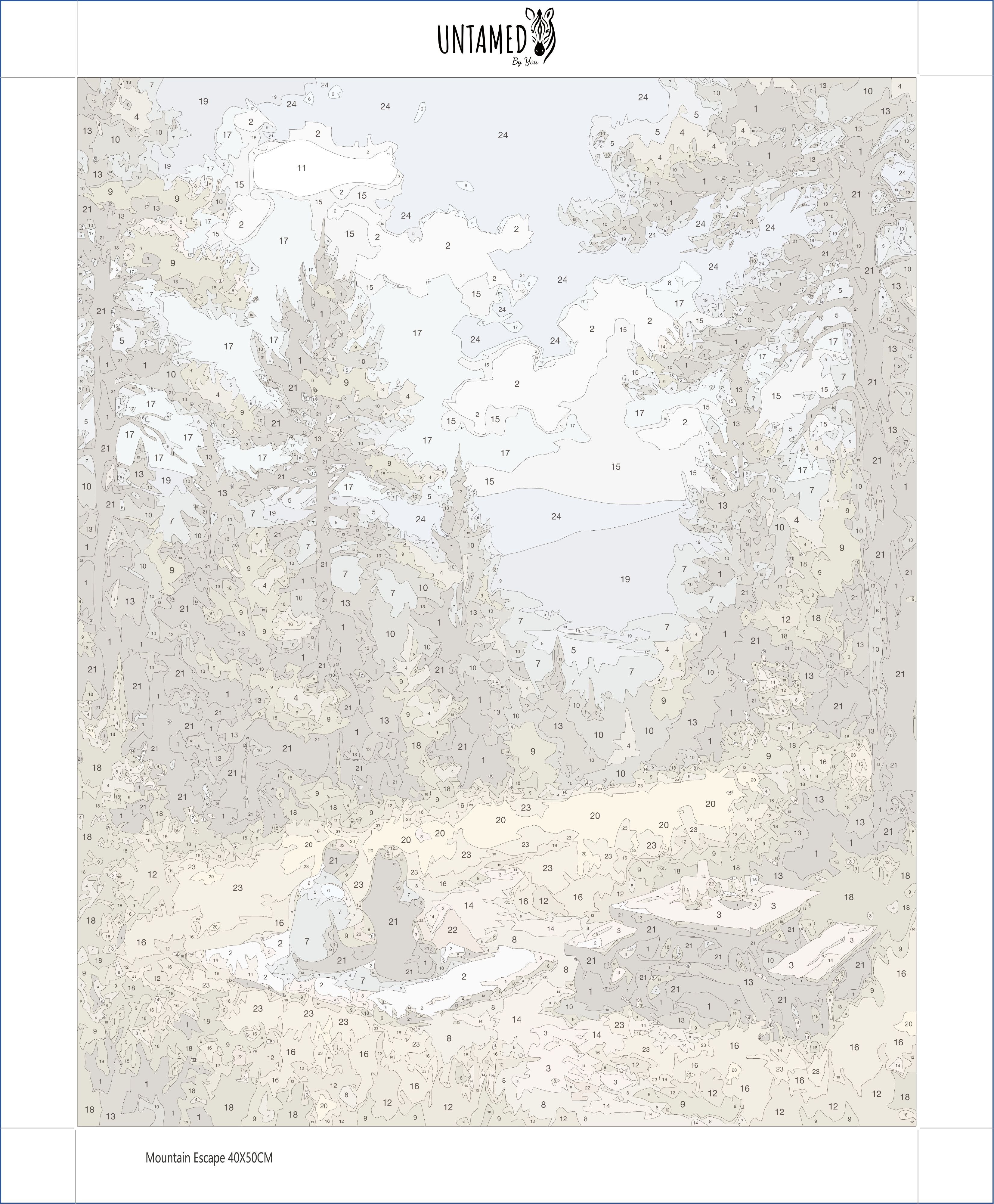 Paint By Number - Mountain Escape