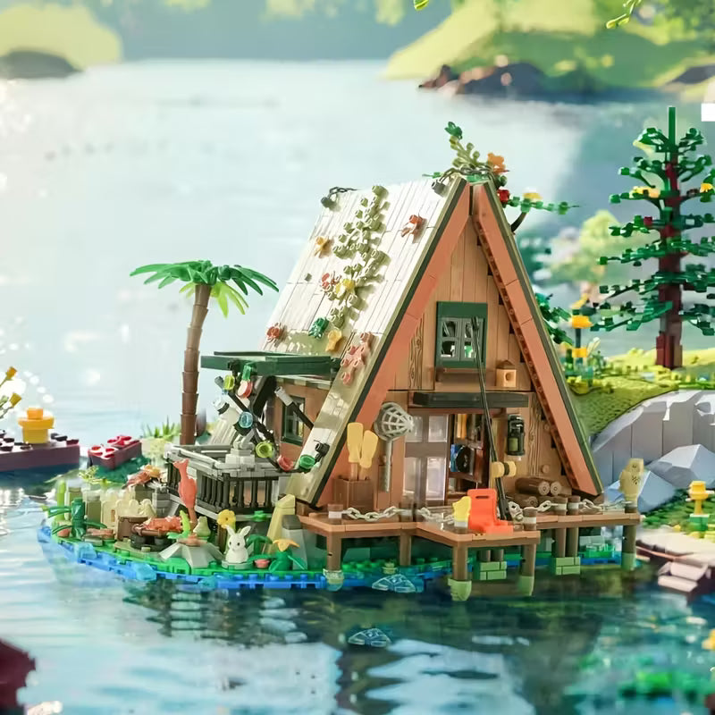 Flower Blocks - Forest Cabin