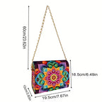 Diamond Handbag – Golden Bloom