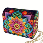 Diamond Handbag – Golden Bloom