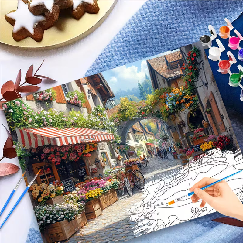 Paint By Number - Blooming Village