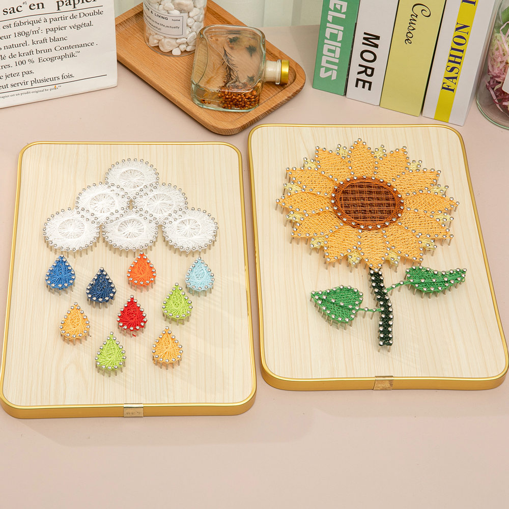 Cloud Drops – String Art Set met kleurenregen