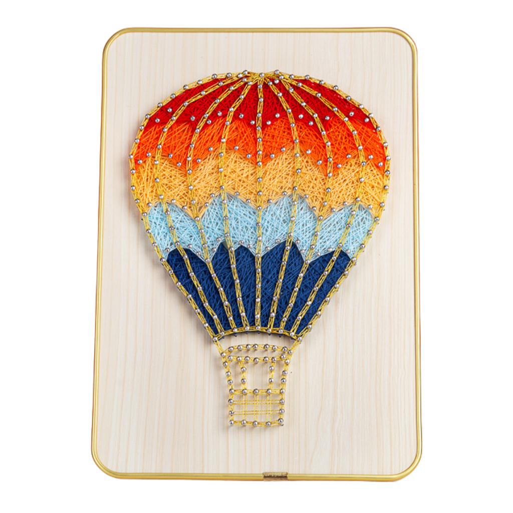 Bright Horizon – String Art Set met kleurrijke luchtballon
