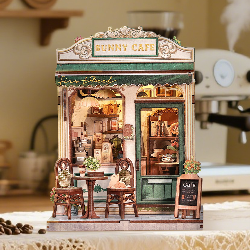 Wood Art - Sunny Cafe