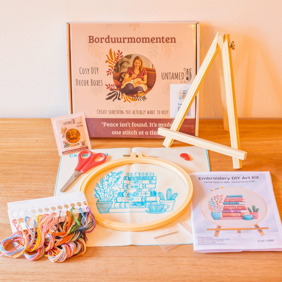 Borduurset - The Cosy Bookshelf