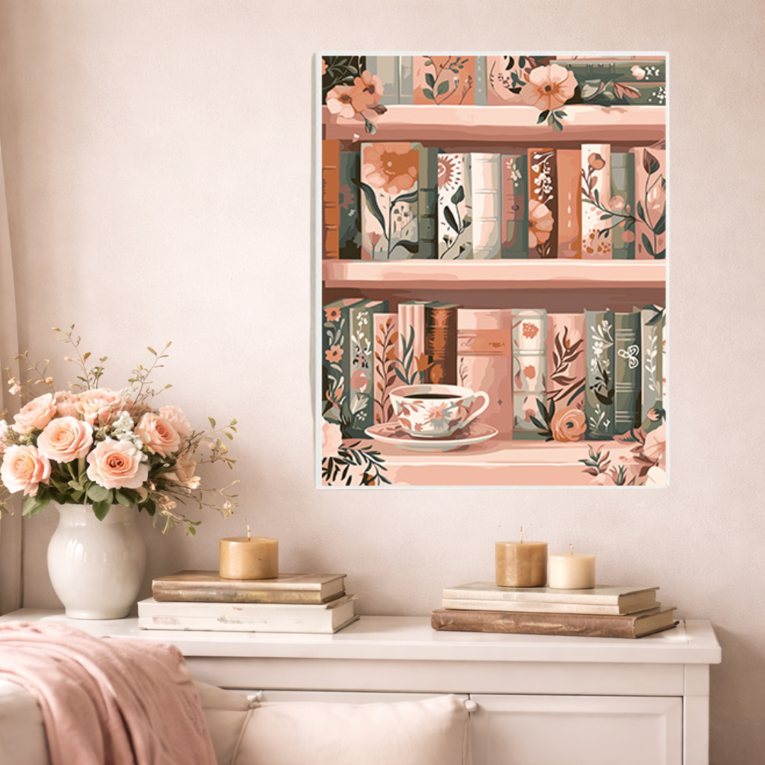 Paint By Numbers – A Quiet Pink Corner