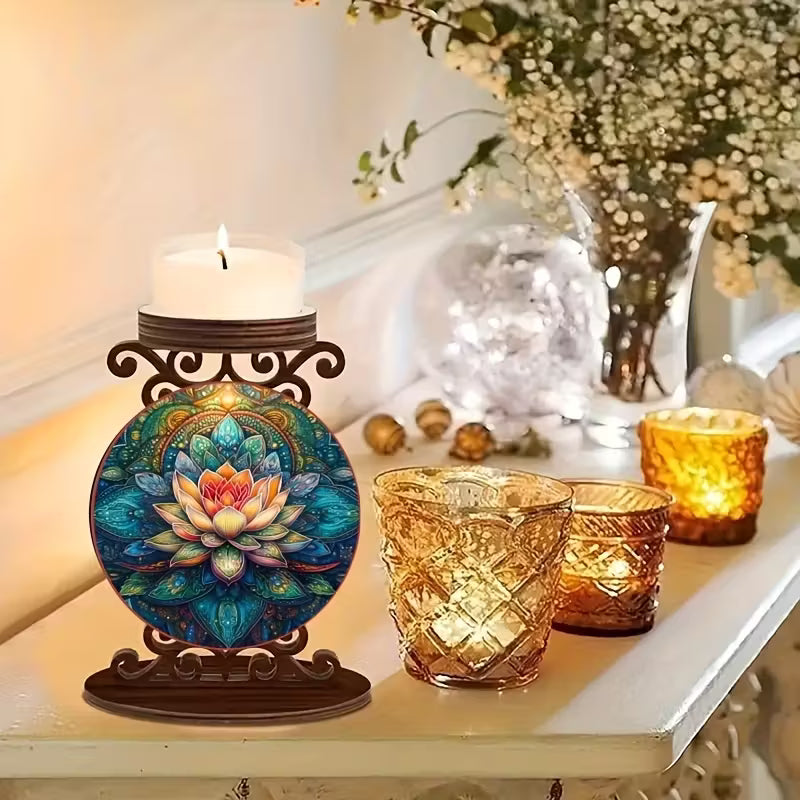 Diamond Candle Holder – Lotus Light