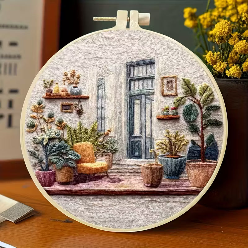 Borduurmoment - Mediterranean Patio