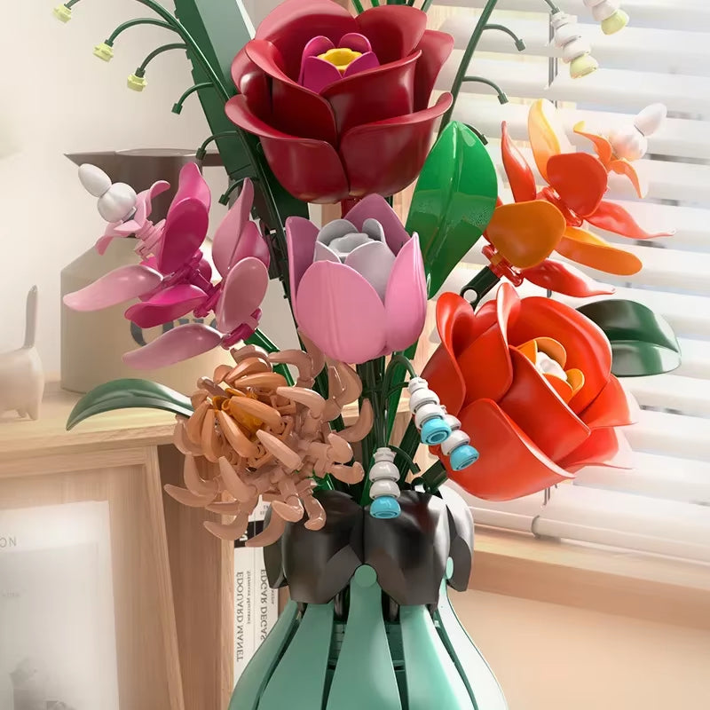 Flower Blocks - Blooming Harmony Vase