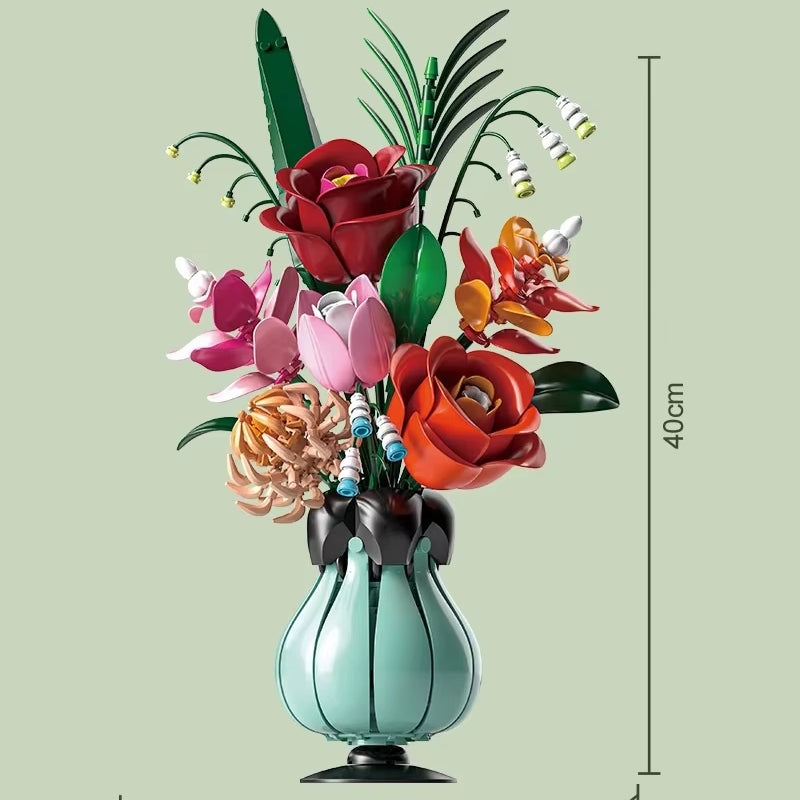 Flower Blocks - Blooming Harmony Vase