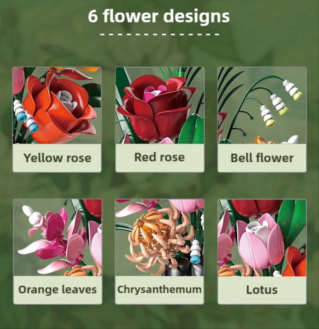 Flower Blocks - Blooming Harmony Vase