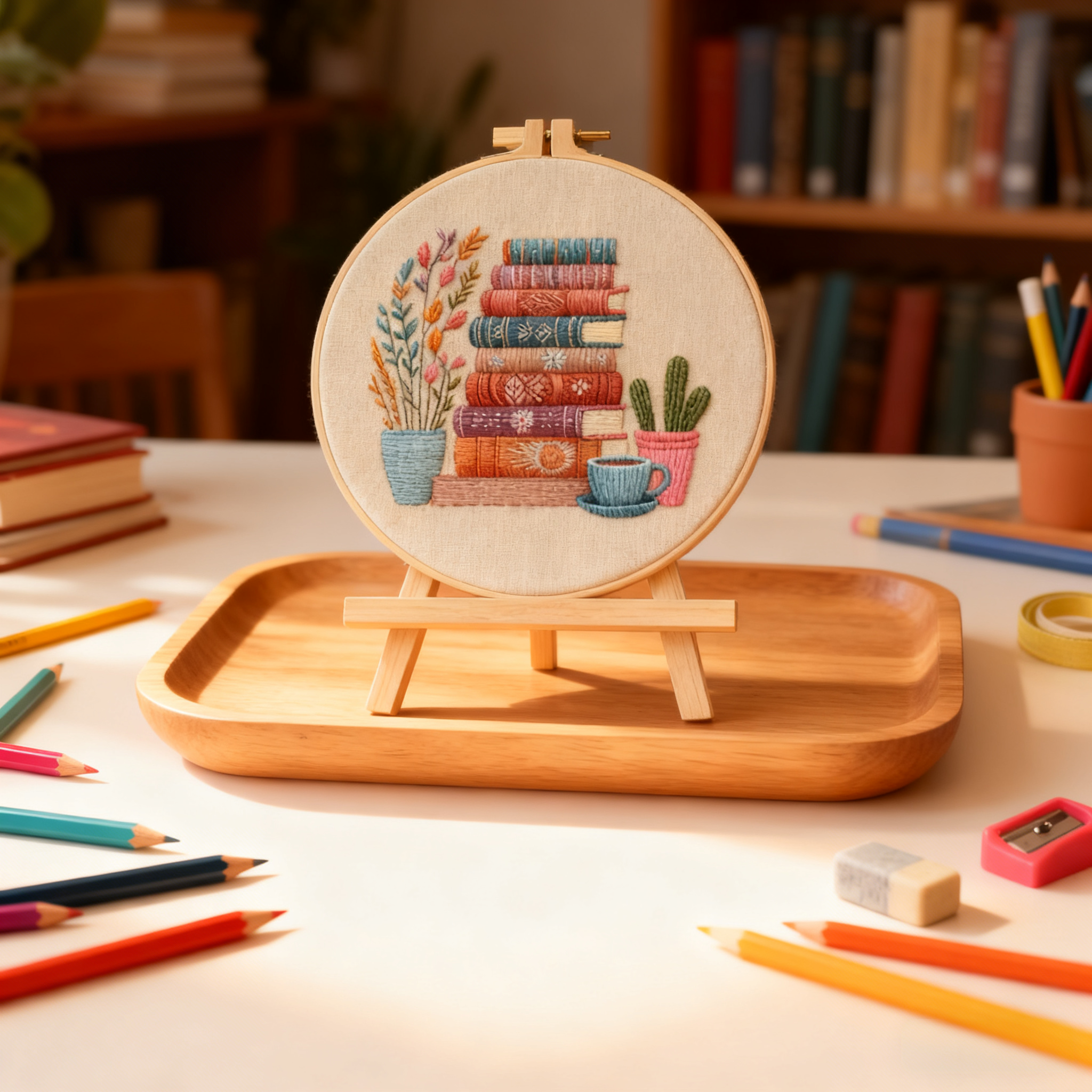 Ensemble de broderie - Thé et Contes