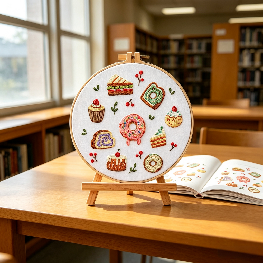 Sweet Treats – Borduurset met taartjes en desserts