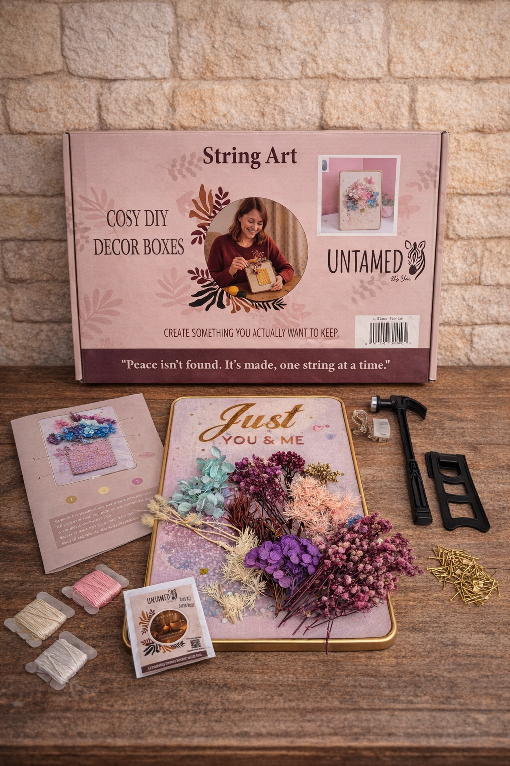 Floral Perfume Dream – String Art Set