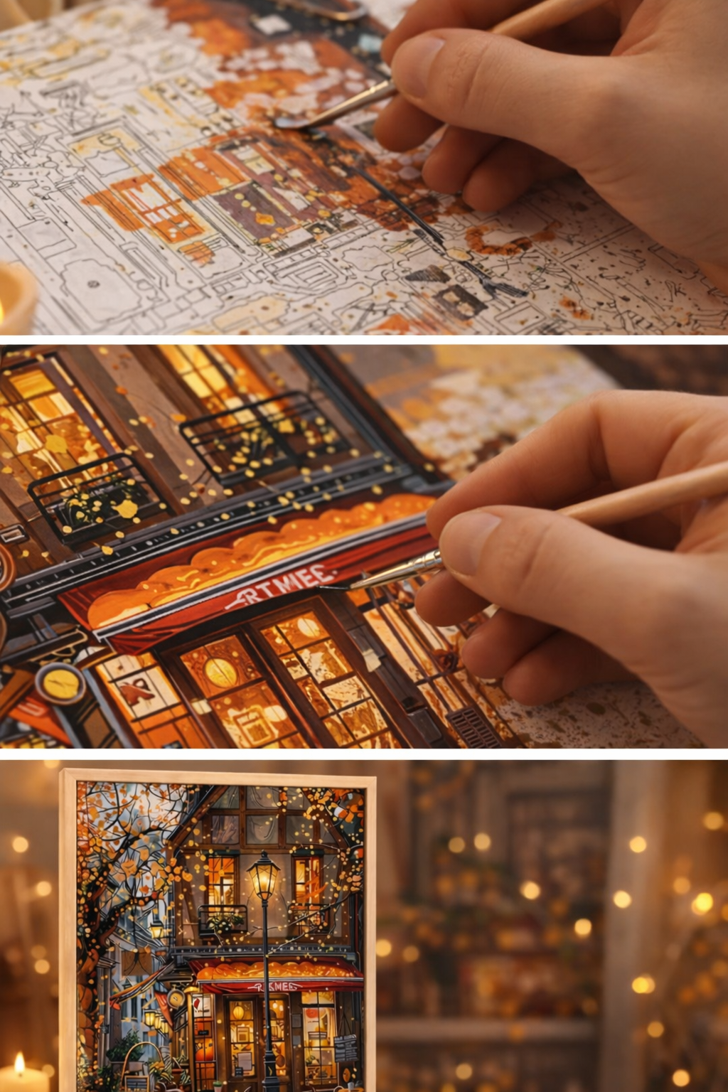 Paint By Numbers - Evening in Paris