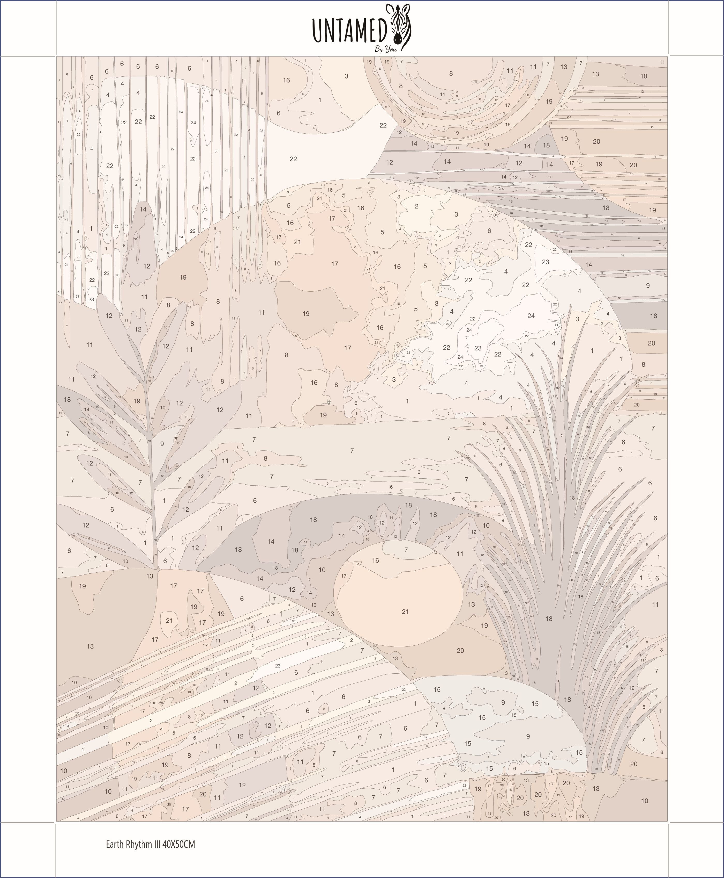 Paint By Numbers – Earth Rhythm III