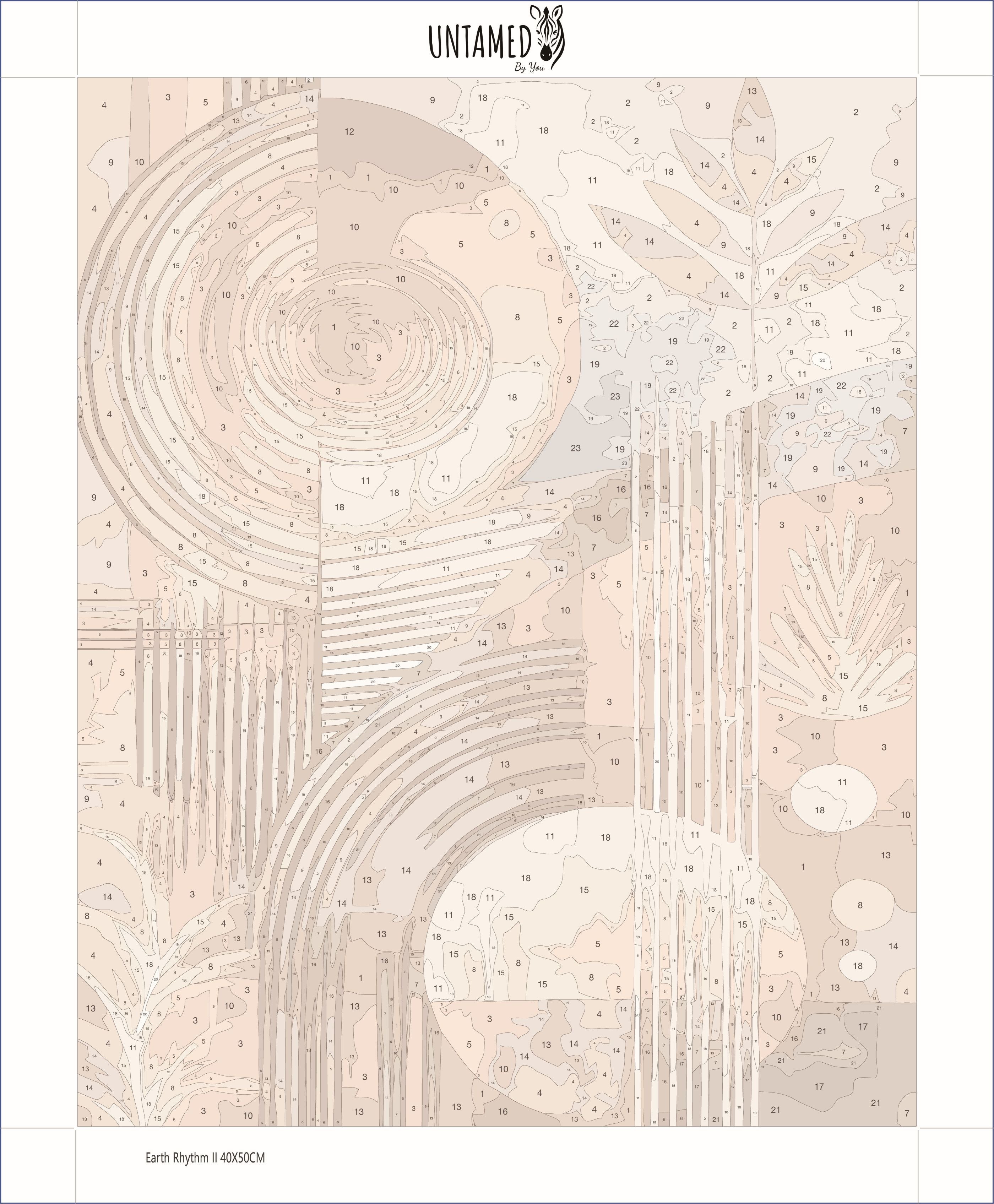 Paint By Numbers – Earth Rhythm II