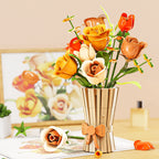 Flower Blocks - Autumn Rose