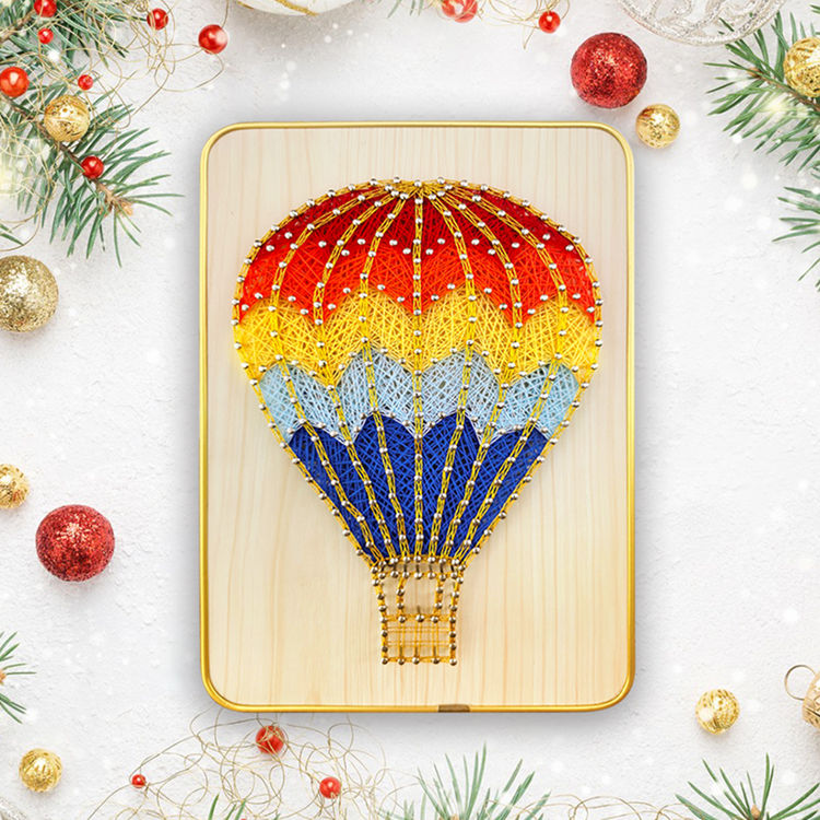 Bright Horizon – String Art Set met kleurrijke luchtballon