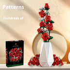 Flower Blocks – Red Rose Bouquet