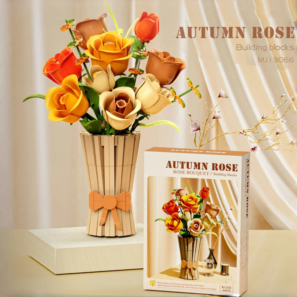 Flower Blocks - Autumn Rose